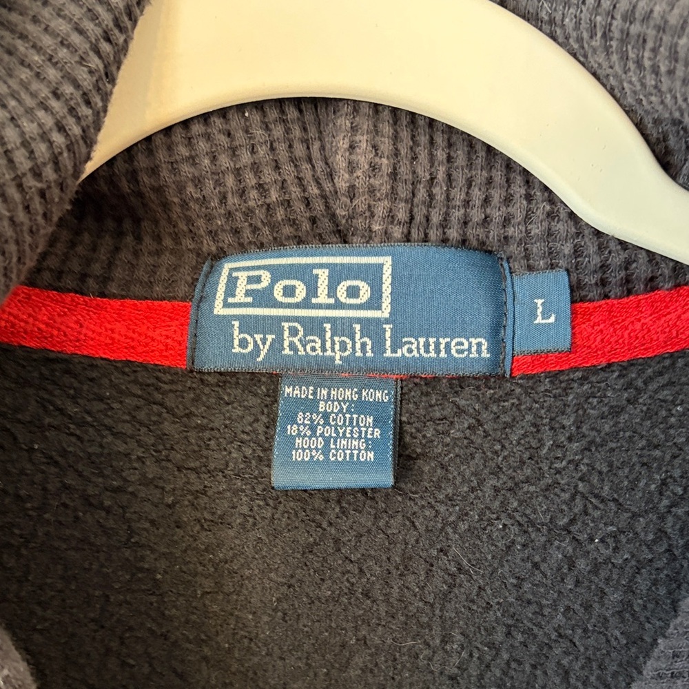 Ralph Lauren Black Zip-Up Sweater - Picture 2 of 6